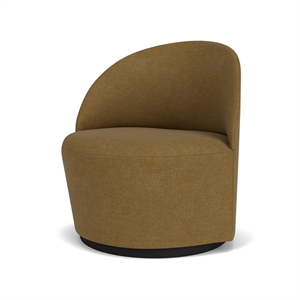 Poltroncina Audo Tearoom Con Girevole Oro/Audo Bouclé