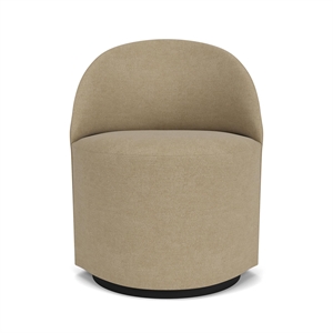 Sedia Da Tearoom Audo Con Girevole Beige/Audo Bouclé