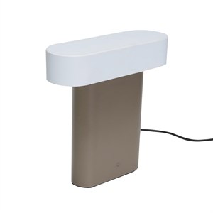 Lampada da Tavolo Hübsch Sleek Marrone/ Grigio Chiaro