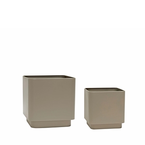 Set di 2 Marrone Hübsch Cube, Marrone