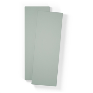 Scaffale Per Mobile Grande con 2 Ante, Set da 2 , Grigio Ardesia