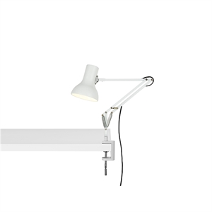 Anglepoise Type 75 Mini Lampada Con Clip Bianco Alpino