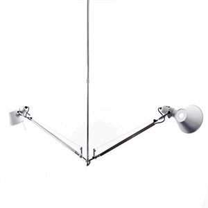 Artemide Tolomeo 2 Bracci Pendant Aluminium