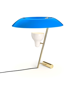 Astep Model 548 Lampada Da Tavolo Ottone/Blu