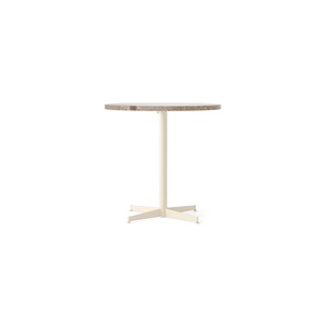 Tavolo da Pranzo Audo Nook Ø80 Avorio/Kunis Breccia