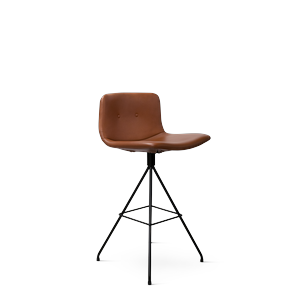Bent Hansen Primum Sgabello da Bar Girevole Basso Nero/Zenso 3 223