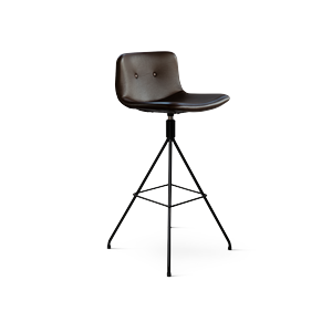 Bent Hansen Primum Sgabello da Bar Girevole Alto Nero/Zenso 3 230