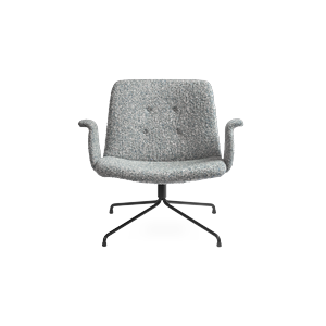 Bent Hansen Primum Poltrona con Braccioli Nero/Fluffy 50
