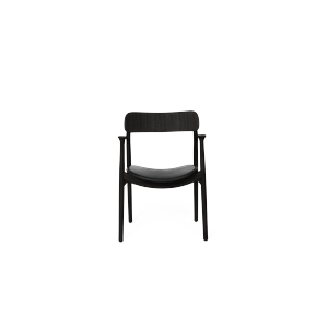 Bent Hansen Asger Sedia da Pranzo in Rovere Laccato nero/Zenso 3 207