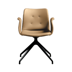 Bent Hansen Primum Sedia da Pranzo A 4 Stelle con Girevole Nero/Zenso 3 261