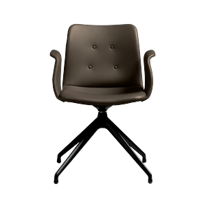 Bent Hansen Primum Sedia da Pranzo A 4 Stelle con Girevole Nero/Zenso 3 230