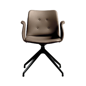 Bent Hansen Primum Sedia da Pranzo A 4 Stelle con Girevole Nero/Zenso 3 292
