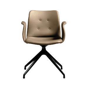 Bent Hansen Primum Sedia da Pranzo A 4 Stelle con Girevole Nero/Zenso 3 228