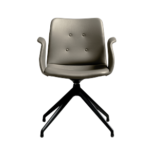 Bent Hansen Primum Sedia da Pranzo A 4 Stelle Girevole Nero/Zenso 3 214