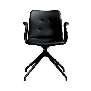 Bent Hansen Primum Sedia da Pranzo A 4 Stelle con Girevole Nero/Zenso 3 207