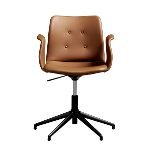 Bent Hansen Primum 5-Star Swivel Chair con Girevole Nero/Zenso 3 223