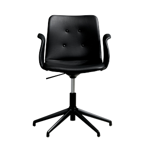 Bent Hansen Primum 5-Star Swivel Chair con Girevole Nero/Zenso 3 207