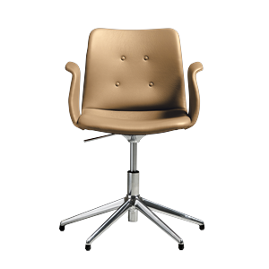 Bent Hansen Primum 5-Star Swivel Chair con Girevole in Acciaio lucido/Zenso 3 261