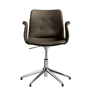 Bent Hansen Primum 5-Star Swivel Chair con Girevole in Acciaio lucido/Zenso 3 230