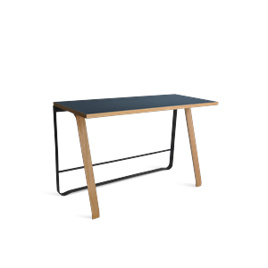Scrivania Bent Hansen Hemingway con Porta USB Blu/rovere