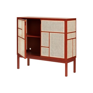 Tavolino Laterale Air Design House Stockholm con Gambe Rosso