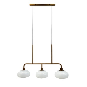 Dyberg Larsen Ossett Lampadario Lungo Opale/ Bronzo