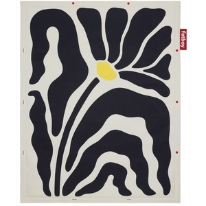 Tappeto Fatboy Flying Carpet 140x180 cm Botanic Crema/ Nero