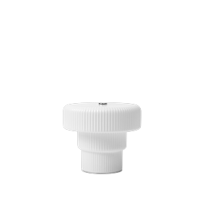 Lampada Portatile Ferm Living Ripple H10 Bianco