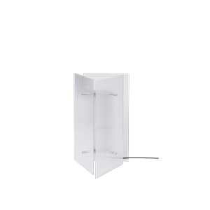 Lampada da Tavolo Ferm Living Oeste in Vetro Trasparente