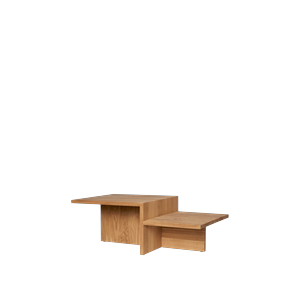 Tavolino da Caffè Distinct di Ferm Living in Rovere Naturale