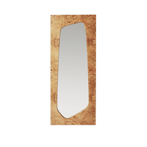 Specchio Folia Ferm Living H135 in Legno di Radica Naturale