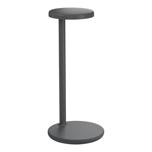 Flos Oblique Qi Lampada Da Tavolo Grigio Scuro