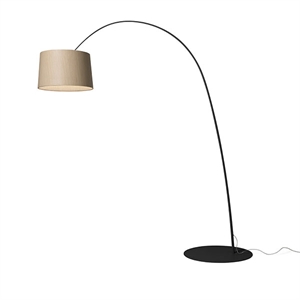 Foscarini Twiggy Lampada Da Terra My Light Nero E Legno