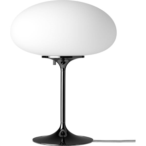 GUBI Stemlite Lampada Da Tavolo Cromo Nero Piccolo