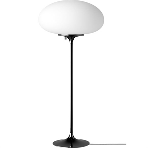 GUBI Stemlite Lampada Da Tavolo Cromo Nero Grande