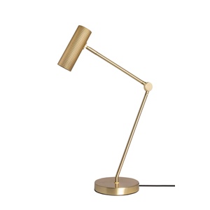 Lampada da tavolo Globen Lighting Hubble Read in Ottone Spazzolato