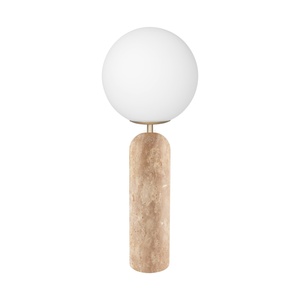 Globen Lighting Torrano Lampada da tavolo Beige Travertino