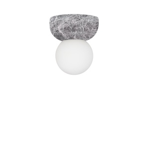 Globen Lighting Torrano 13 Lampada da parete/ Plafoniera in marmo Grigio