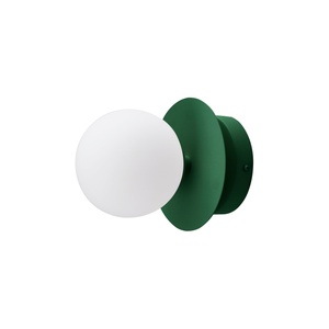 Lampada da parete/ Plafoniera Art Deco Globen Lighting Verde/ Bianco