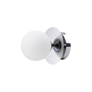 Globen Lighting Plafoniera da parete/soffitto Art Deco Cromo/ Bianco