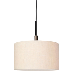 Lampadario GUBI Gravity Ø30 Ottone Anticato e Tela