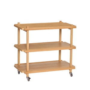 Tavolino da Rotolamento Hübsch Crayon Naturale