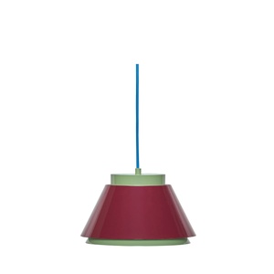 Lampadario Hübsch Remi Verde/ Rosso