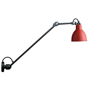 Lampe Gras N304 L60 Applique Nero Opaco E Rosso Con Cavo