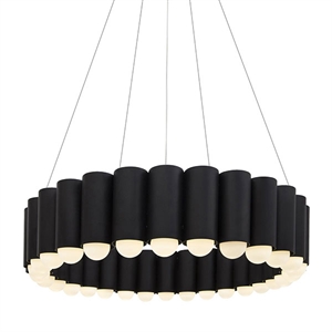 Lee Broom Carousel Lampadario Nero Opaco