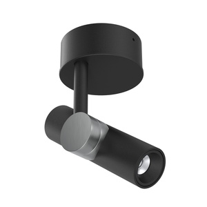 Linea Light Goose Applique Ø14 Nero/Nickel Spazzolato