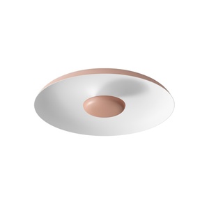 Linea Light Basin_S Plafoniera Ø48 Beige Rosso