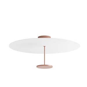 Linea Light Stilo_S Plafoniera Ø74 Beige Rosso
