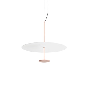 Linea Light Stilo_P Lampadario Ø54 Beige Rosso