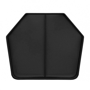 Cuscino Per Sedia Magis Chair One Seat 2 Pezzi. Pelle Nero